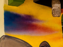 Outside a rural restaurant