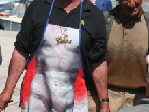 Celebrant with apron